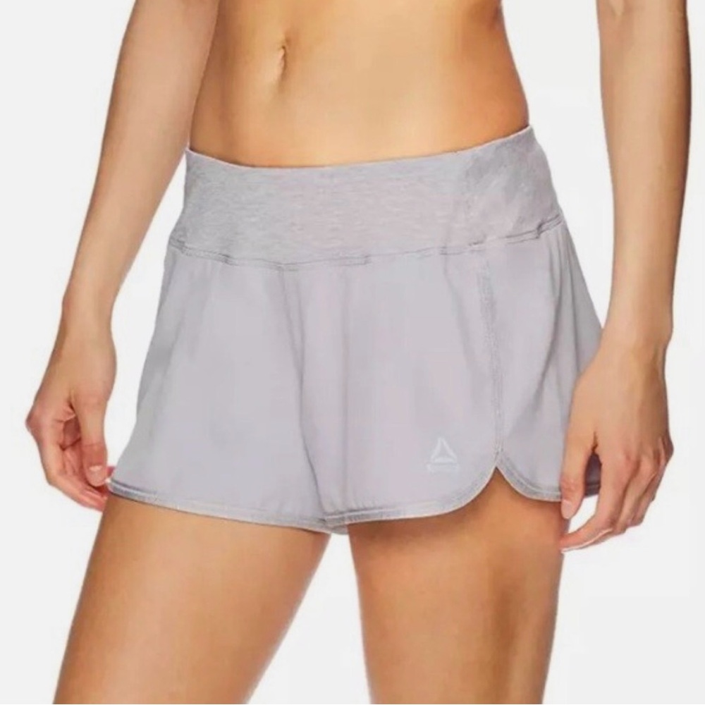 Reebok — Core Power Athletic Shorts Light Gray — Size L — NWT